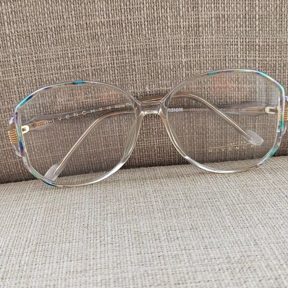Givenchy Women Eyeglasses Frame AQUA DELUXE CLEAR Vision Glasses Made in Italy - Picture 6 of 12